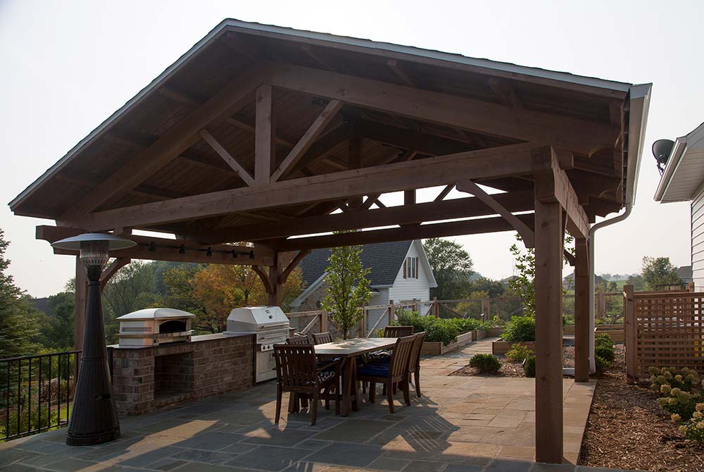 Bucks County Covered Outdoor Kitchen