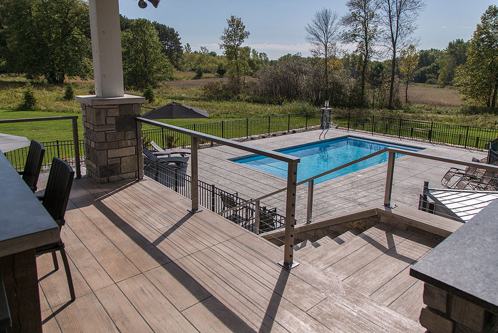 New Construction Copper Oaks Deck