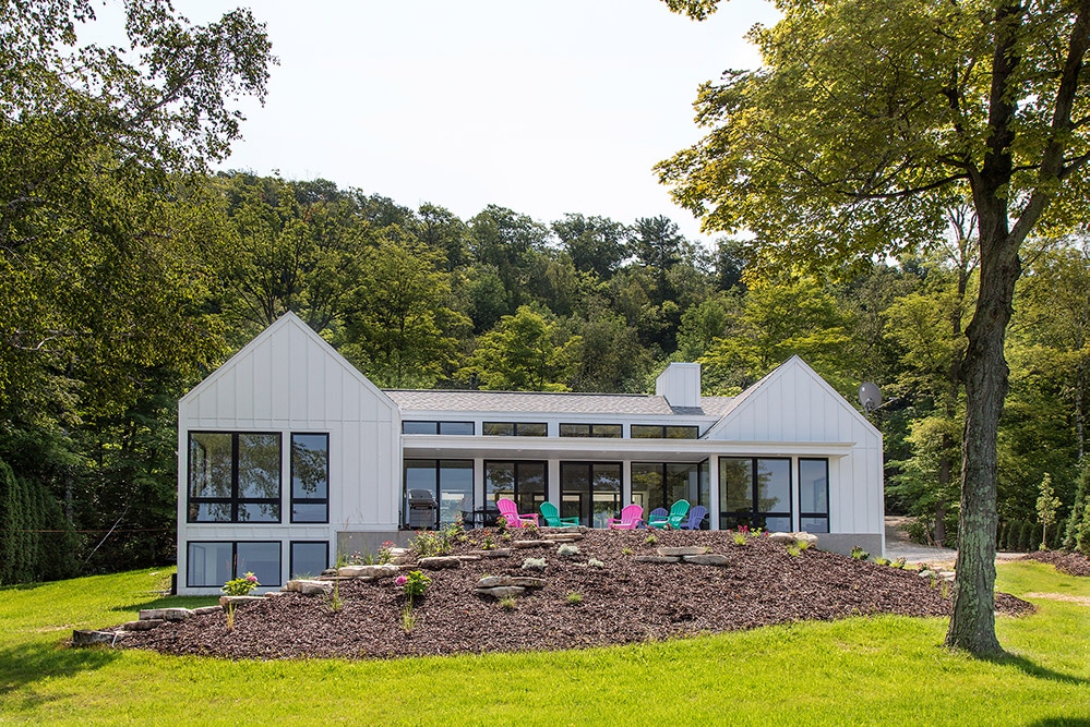 New Construction Door County Exterior