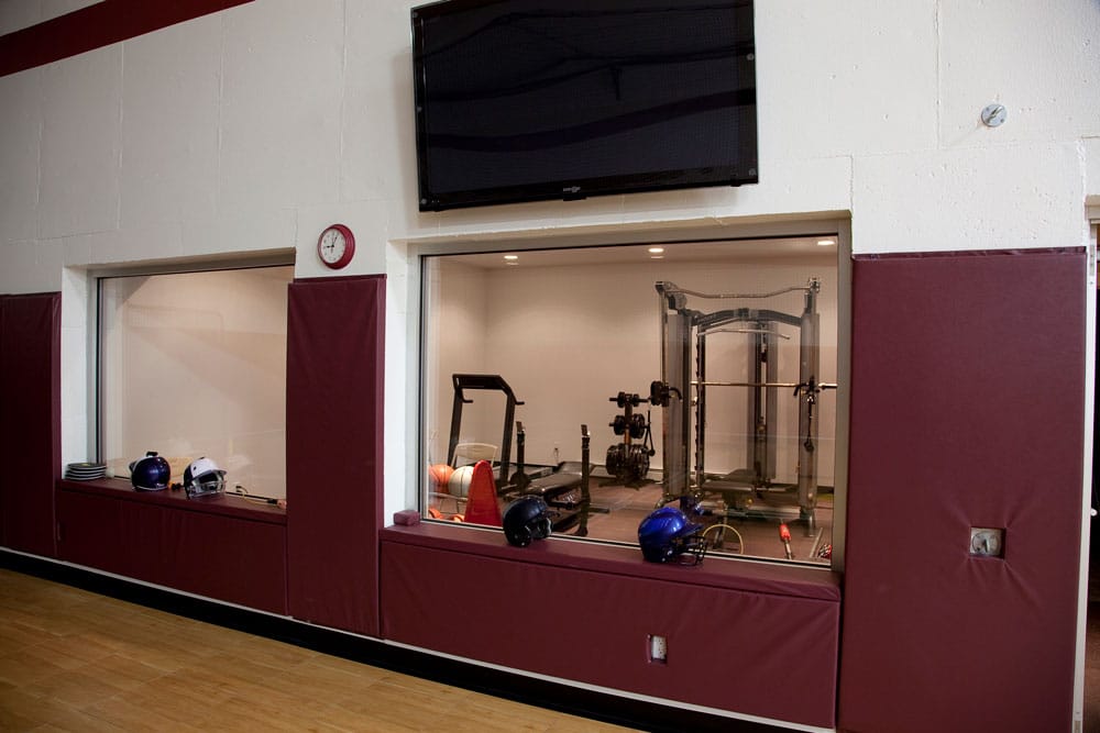 New Construction Quietly Modern Exercise Room