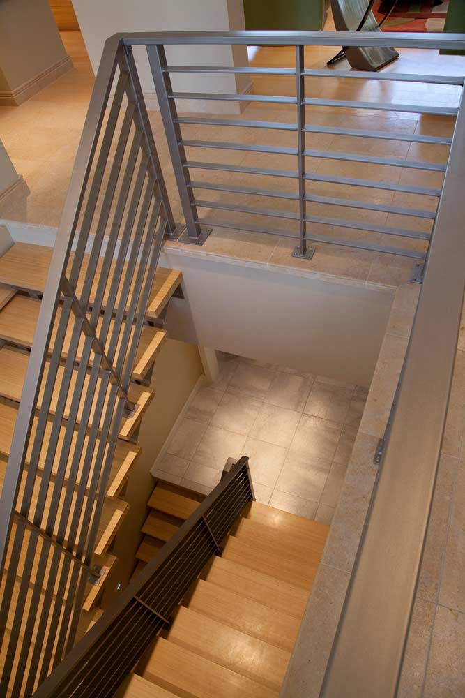 New Construction Quietly Modern Staircase