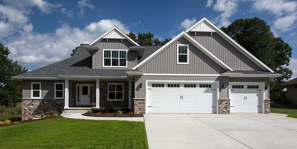 New Construction Transitional Story Exterior