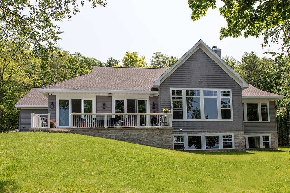 New Construction Whitecliff Cottage Exterior