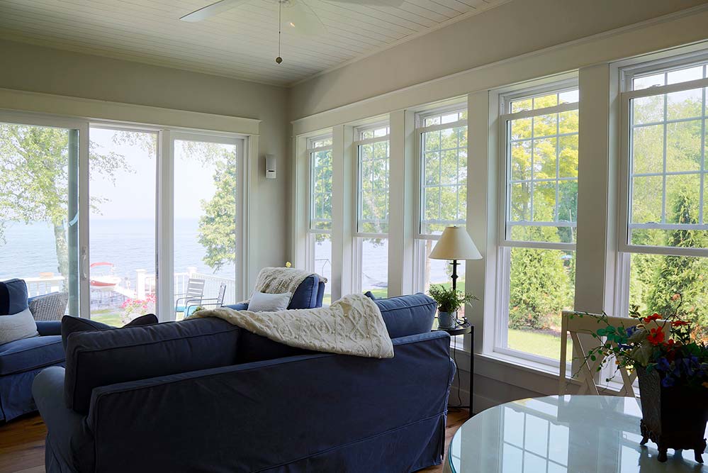 New Construction Whitecliff Cottage Sunroom