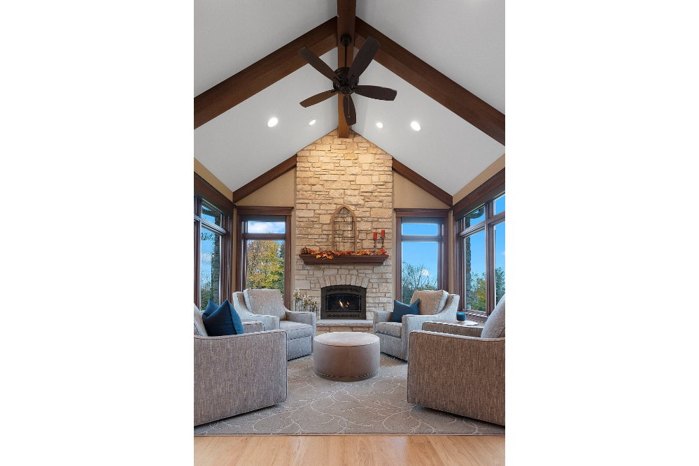 New Construction Countryside Escape Living Area