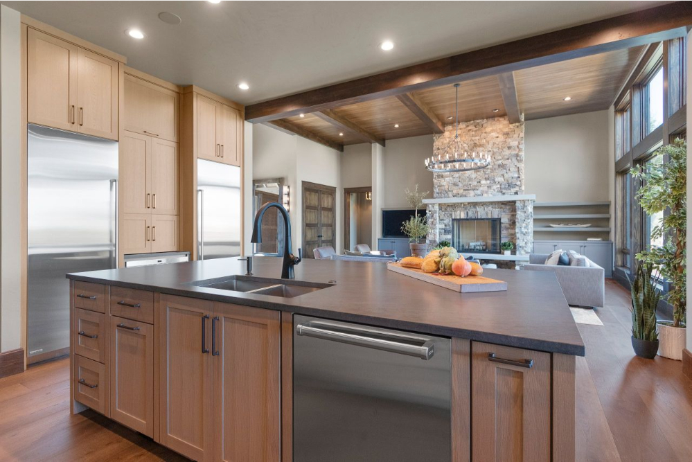 New Construction Mountain Chalet Retreat Kitchen