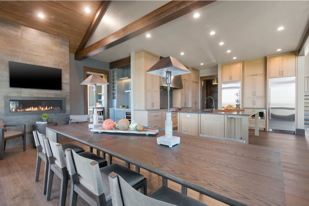 New Construction Mountain Chalet Retreat Kitchen