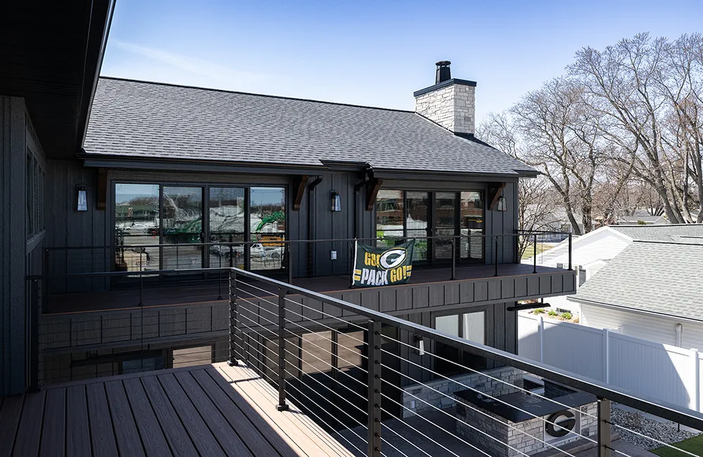 New Construction Packers Tailgate House